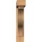 Ekena Millwork Funston Block Smooth Bracket w/ Offset Brace, Western Red Cedar, 5 1/2"W x 28"D x 28"H BKT0604X28X28FST05SWR - alternate 3